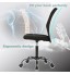 New Middle Back Office Chair Black Ergonomic Net Chair